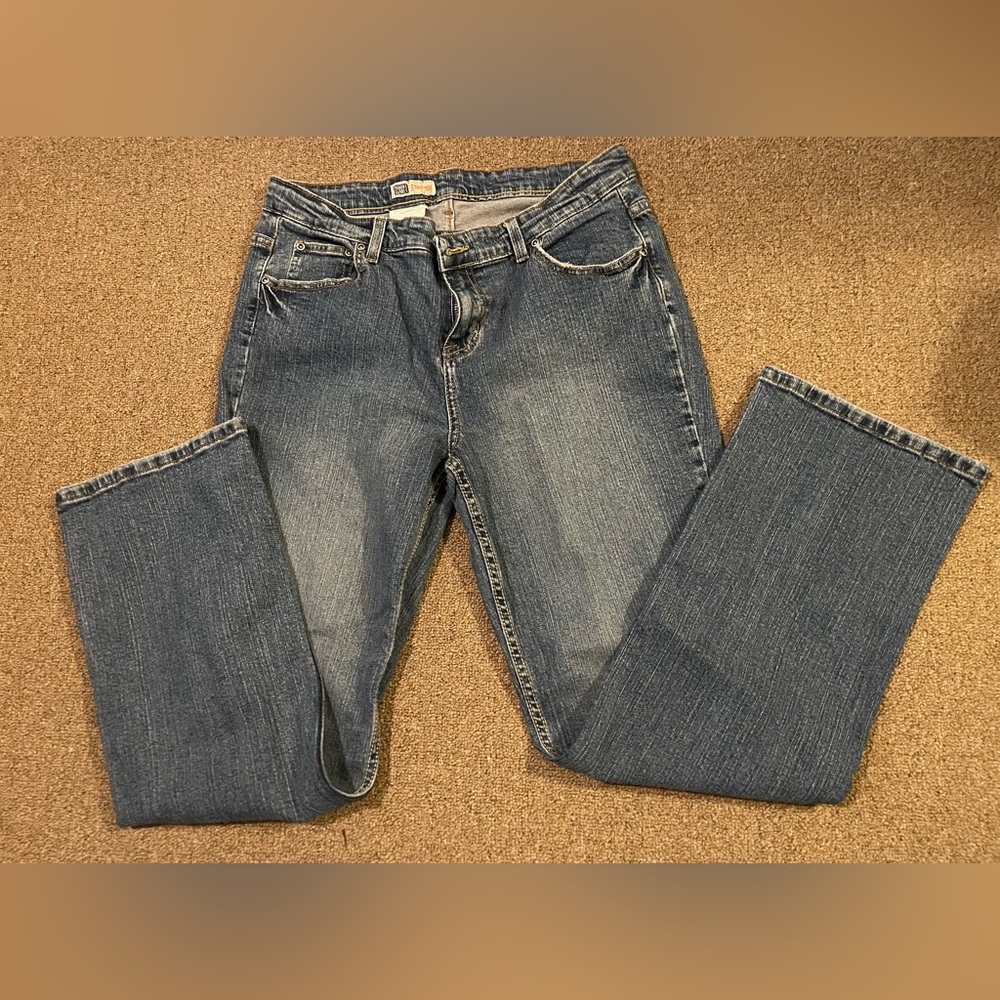 Faded Glory Women's Straight Leg Blue Jeans